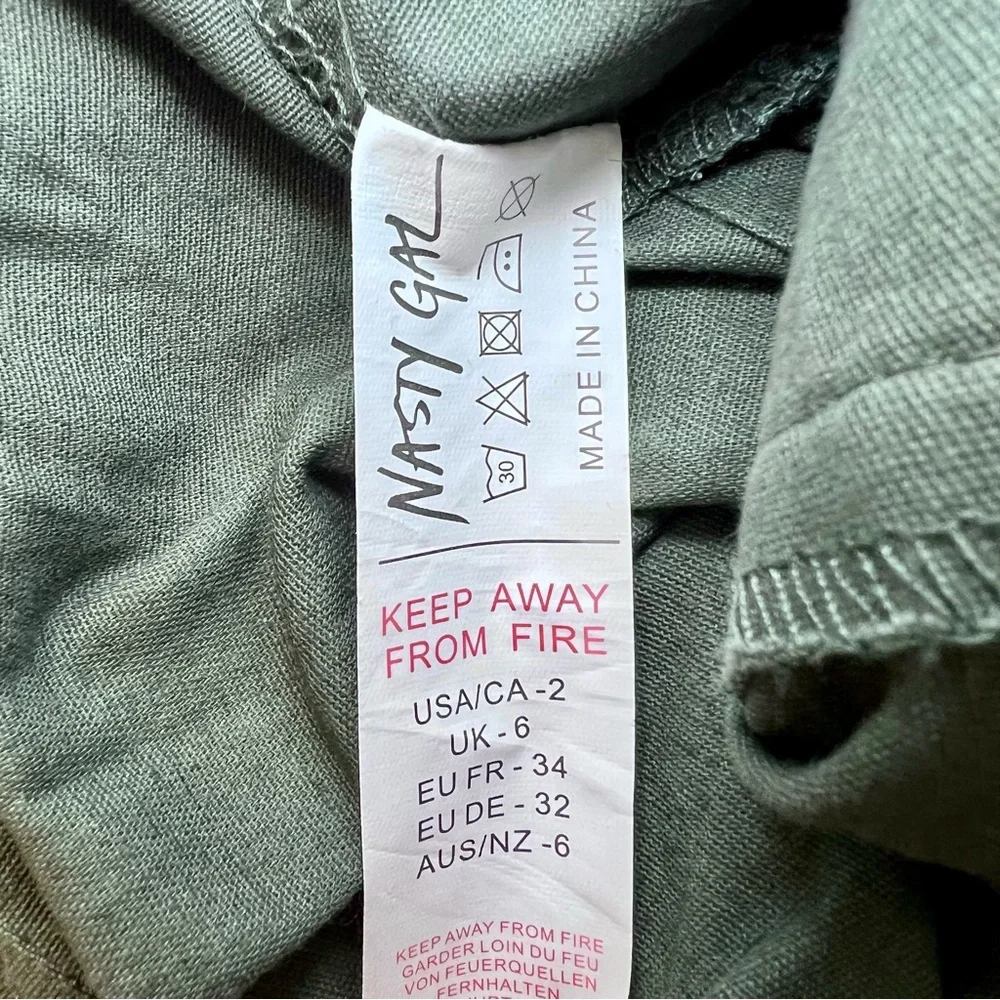 Nasty Gal Working Hard High-Waisted Utility Trousers - Picture 4 of 7